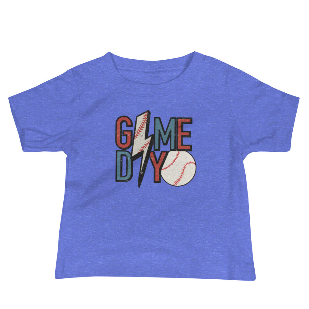 Baseball Game Day Baby Tee