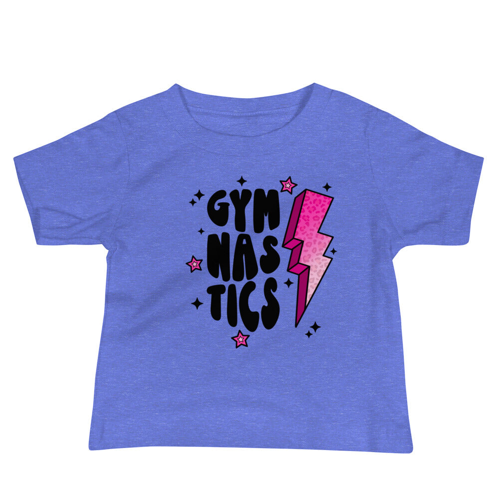 Gymnastics Lightning Baby Tee