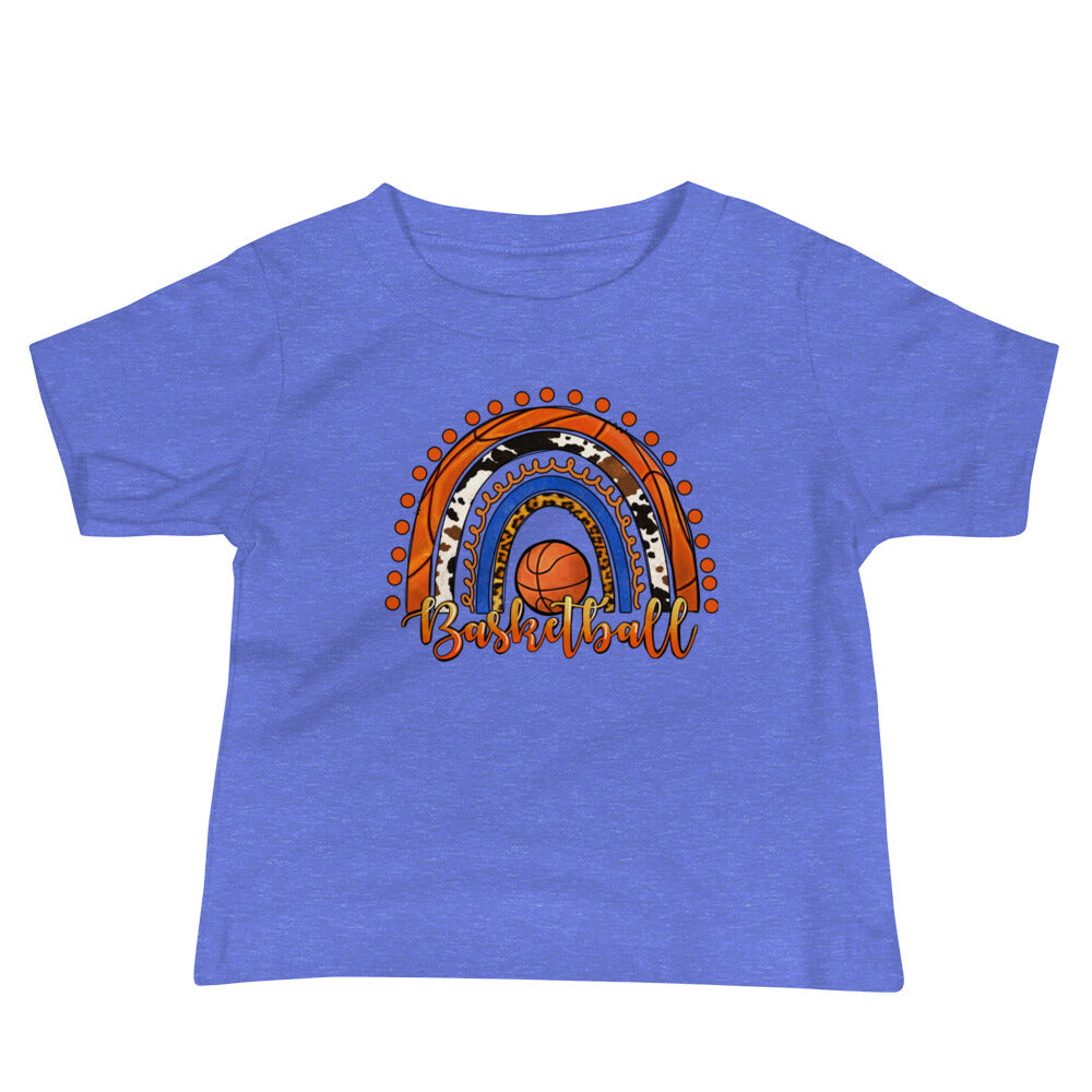 Basketball Rainbow Baby Tee