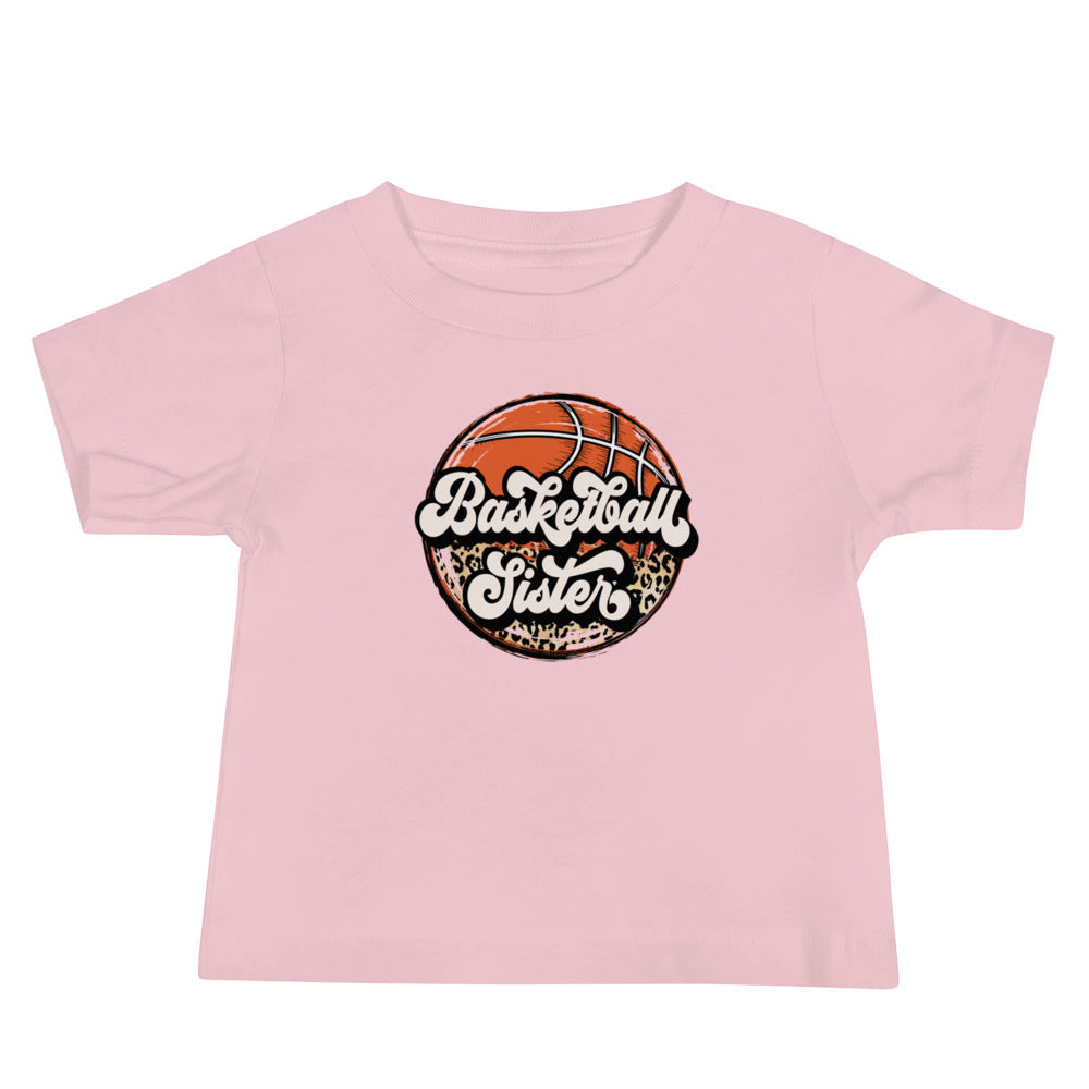 Basketball Sister Baby Tee