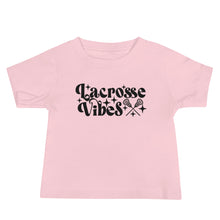 Load image into Gallery viewer, Lacrosse Vibes Baby Tee
