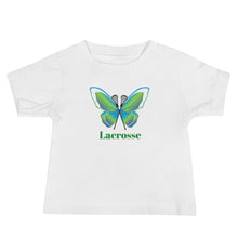 Load image into Gallery viewer, Butterfly Lacrosse Baby Tee
