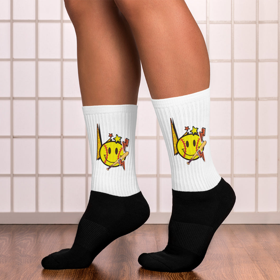 Retro Softball Socks