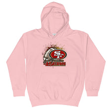 Load image into Gallery viewer, 49ers Splatter Youth Hoodie(NFL)
