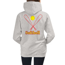 Load image into Gallery viewer, No Limit For Greatness Softball Youth Hoodie
