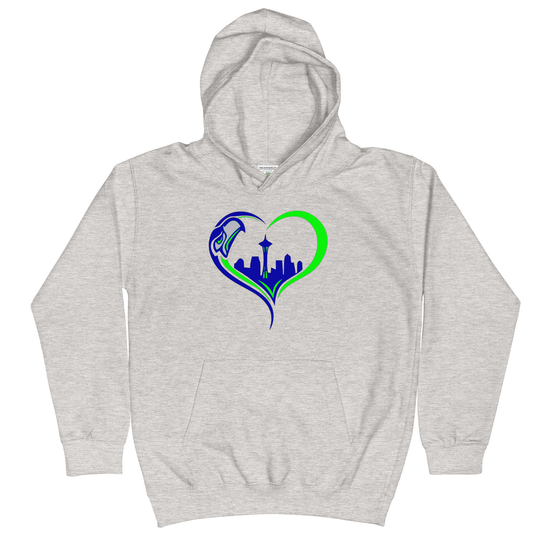 Seahawks Heart Youth Hoodie(NFL)