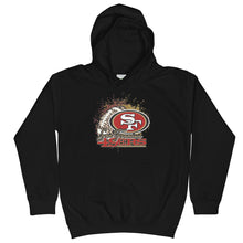 Load image into Gallery viewer, 49ers Splatter Youth Hoodie(NFL)
