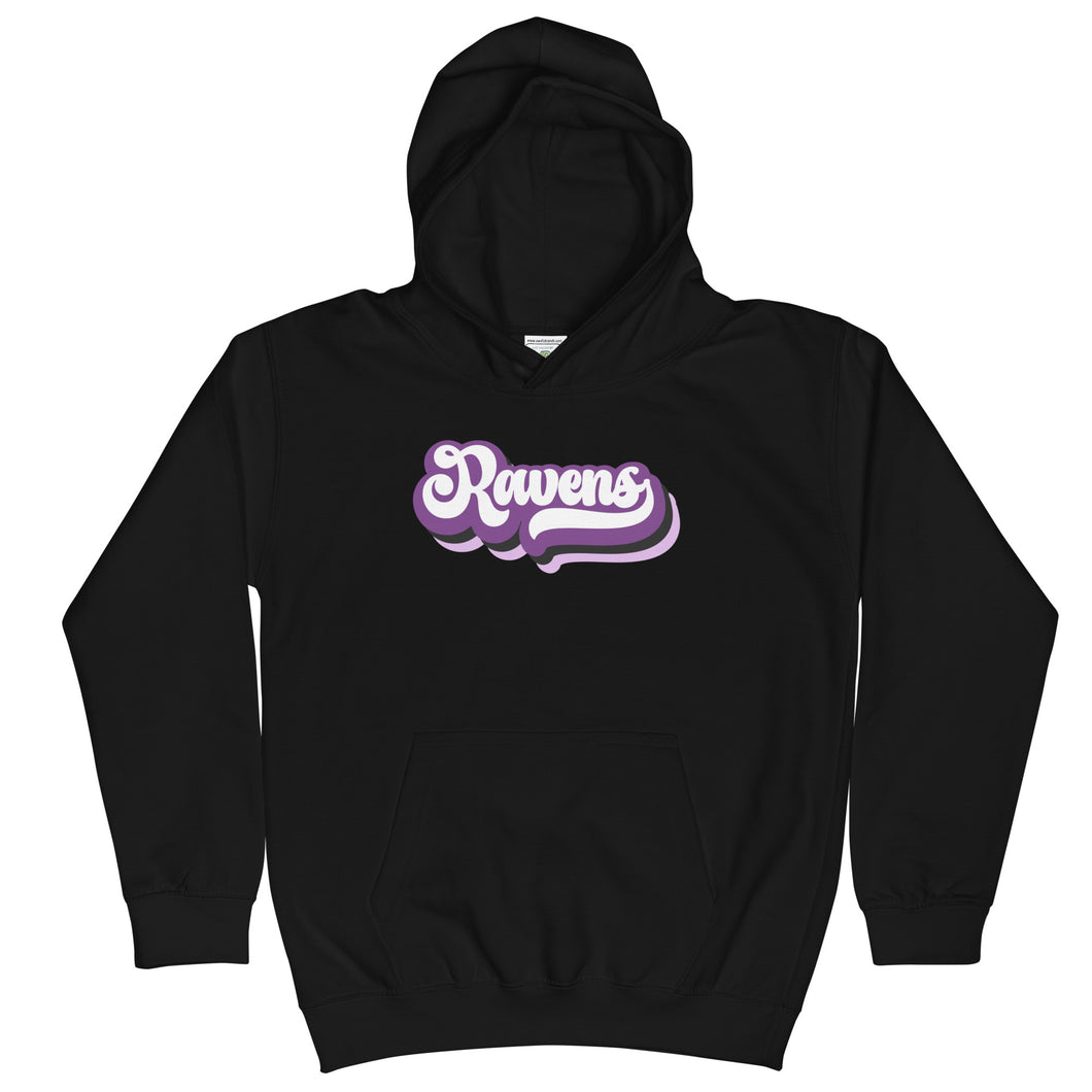 Ravens Retro Youth Hoodie(NFL)