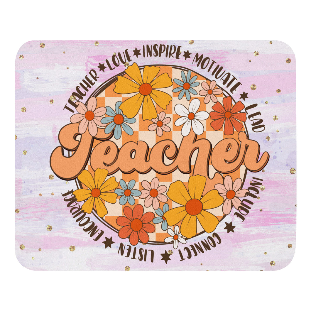 Teacher Retro Mouse Pad