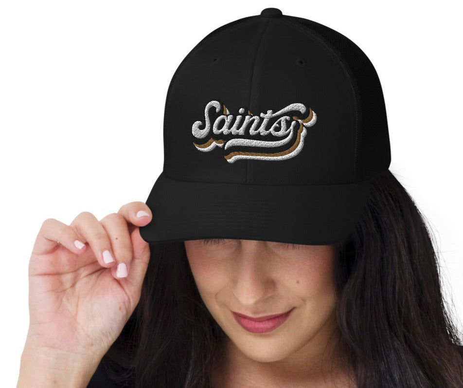 Saints Retro Trucker Hat(NFL)