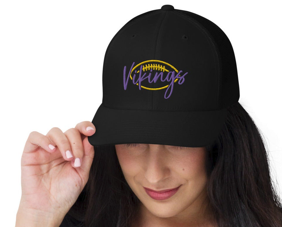 Vikings Football Trucker Hat(NFL)