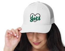 Load image into Gallery viewer, Jets Heart Trucker Hat(NFL)
