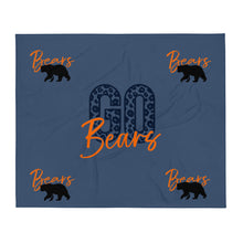 Load image into Gallery viewer, Go Bears Throw Blanket
