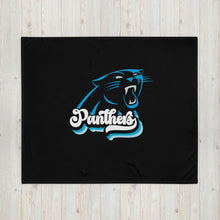 Load image into Gallery viewer, Panthers Retro Throw Blanket
