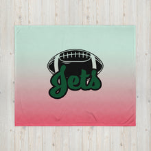 Load image into Gallery viewer, Jets Football Throw Blanket(NFL)
