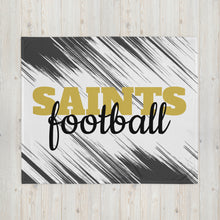 Load image into Gallery viewer, Saints Football Throw Blanket(NFL)
