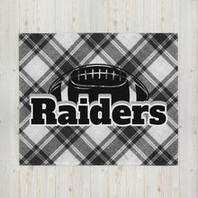 Load image into Gallery viewer, Raiders Football Throw Blanket(NFL)
