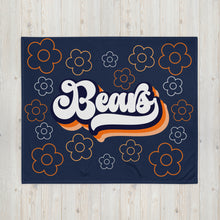 Load image into Gallery viewer, Bears Retro Throw Blanket
