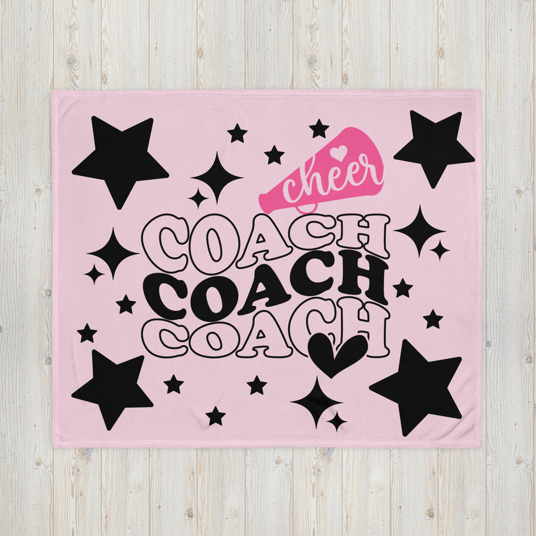 Cheer Coach Throw Blanket