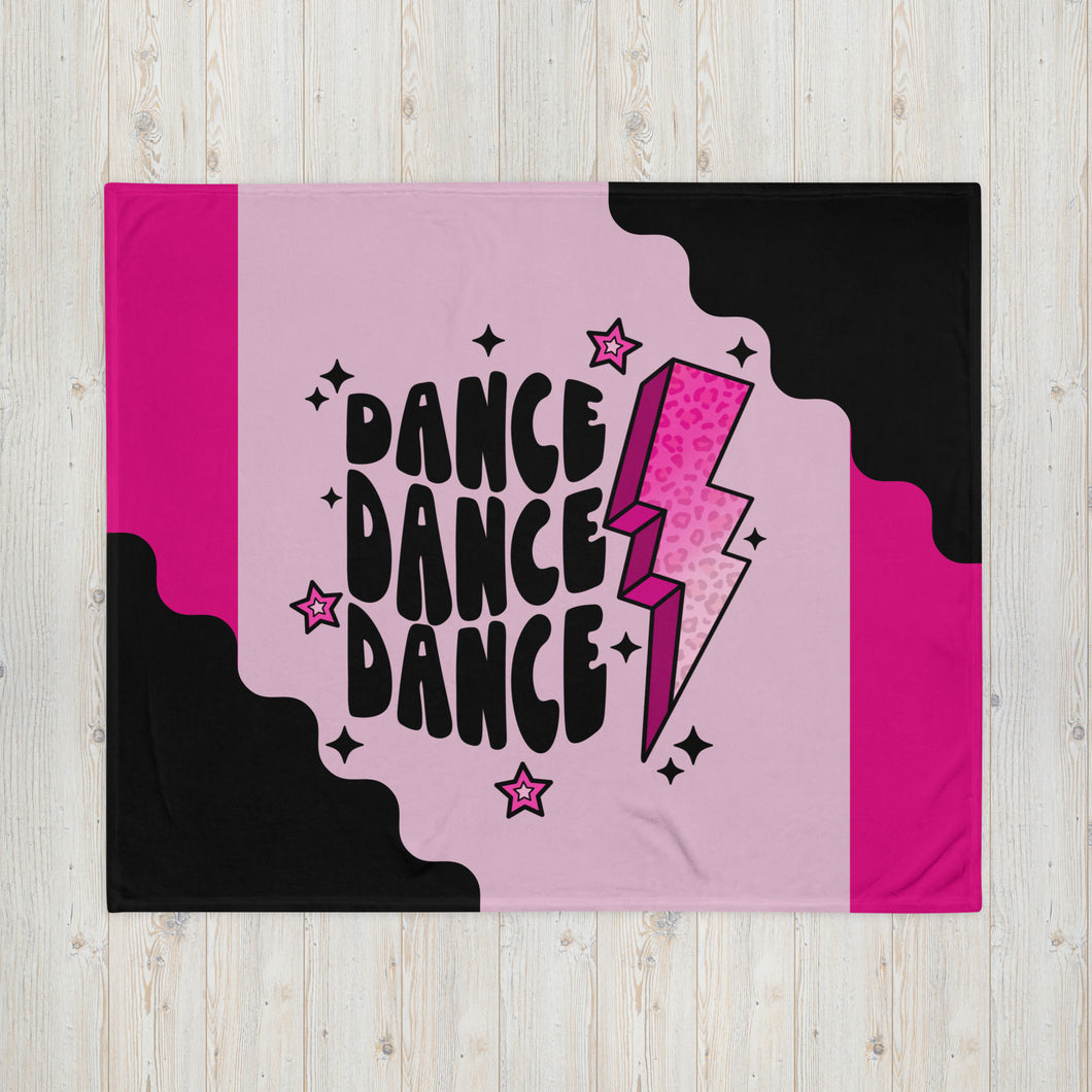 Dance Retro Throw Blanket