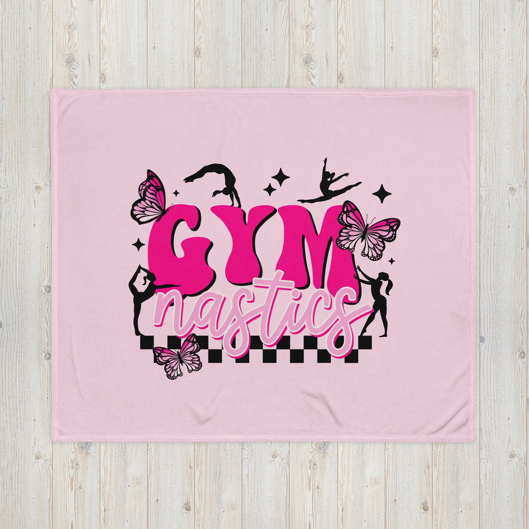 Gymnastics Throw Blanket