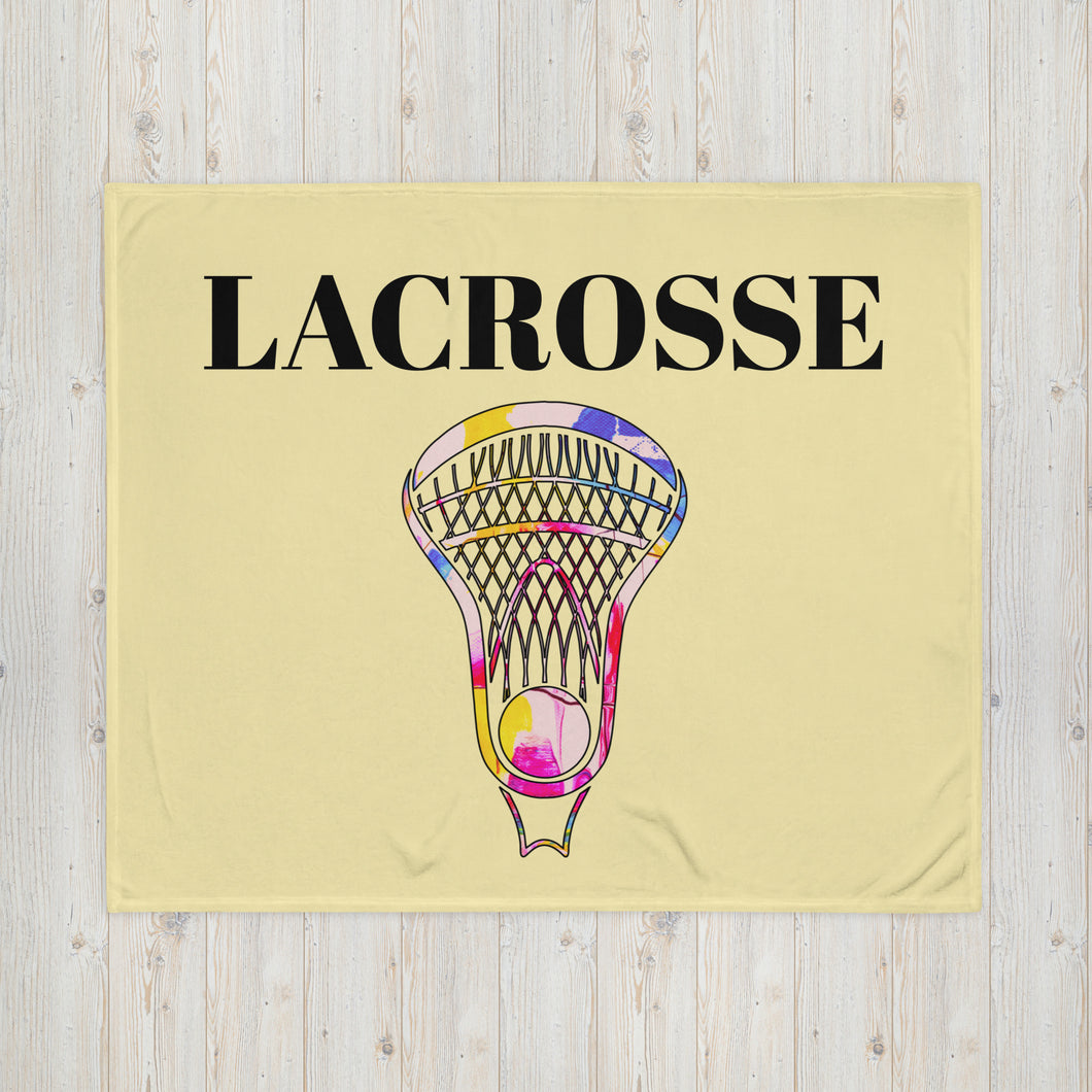 Lacrosse Throw Blanket