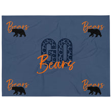 Load image into Gallery viewer, Go Bears Throw Blanket
