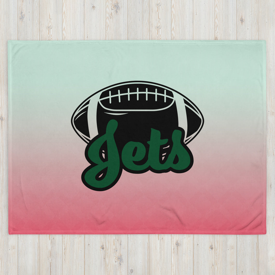 Jets Football Throw Blanket(NFL)