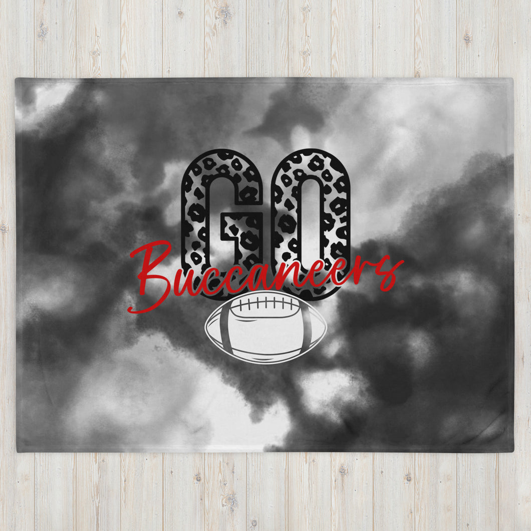 Go Buccs Football Throw Blanket(NFL)