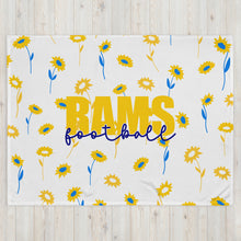 Load image into Gallery viewer, Rams Football Throw Blanket(NFL)
