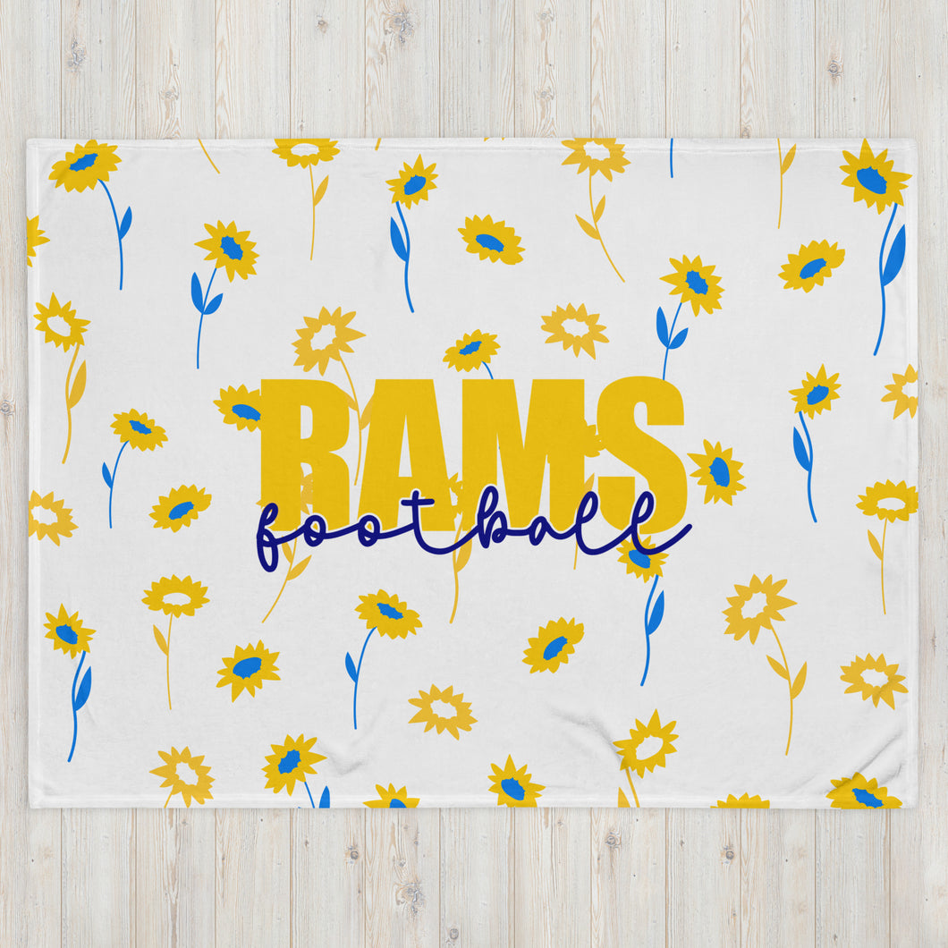 Rams Football Throw Blanket(NFL)