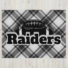 Load image into Gallery viewer, Raiders Football Throw Blanket(NFL)
