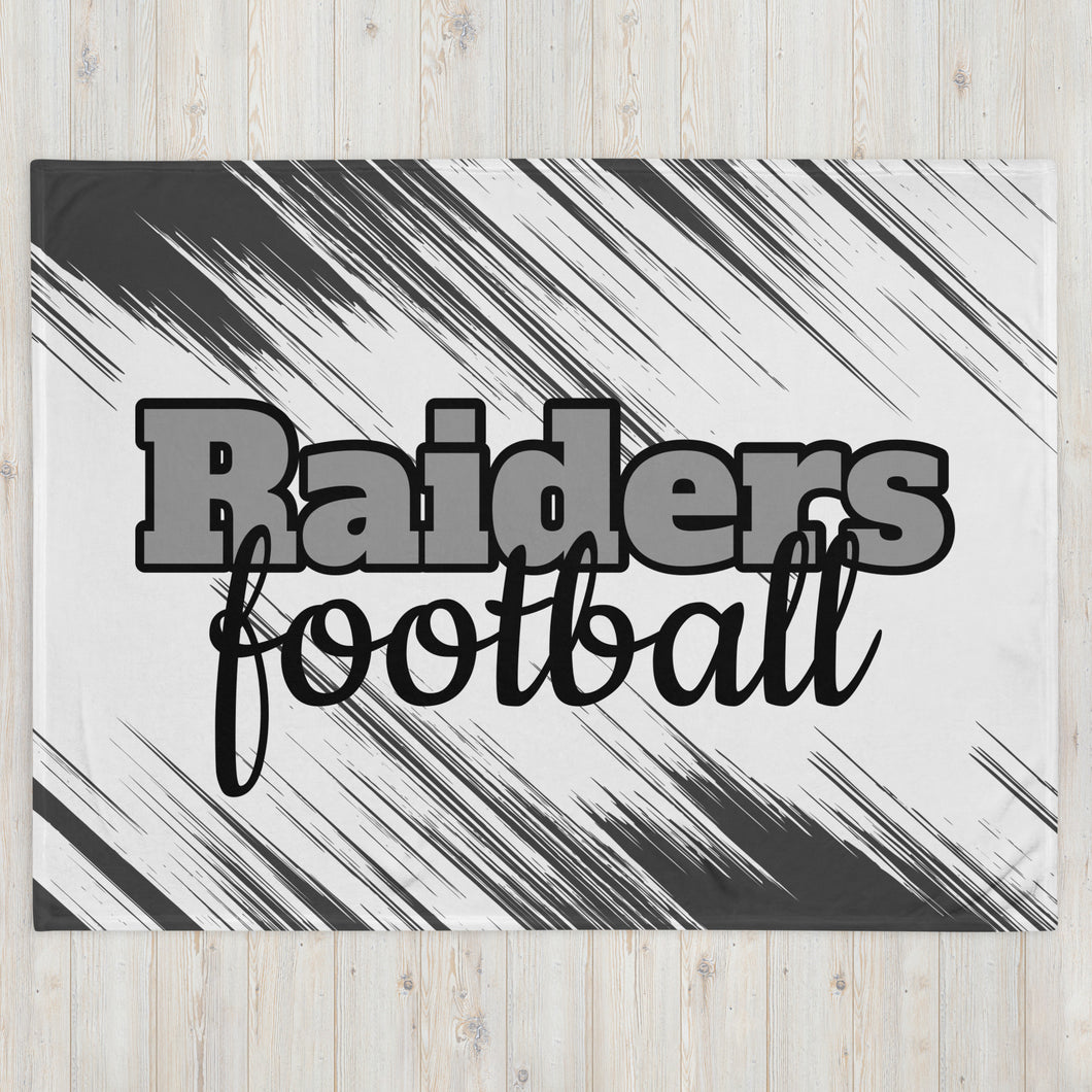 Raiders Kockout Throw Blanket(NFL)