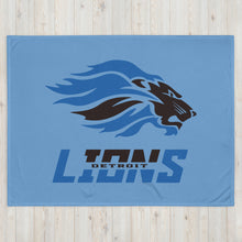 Load image into Gallery viewer, Lions Football Throw Blanket(NFL)
