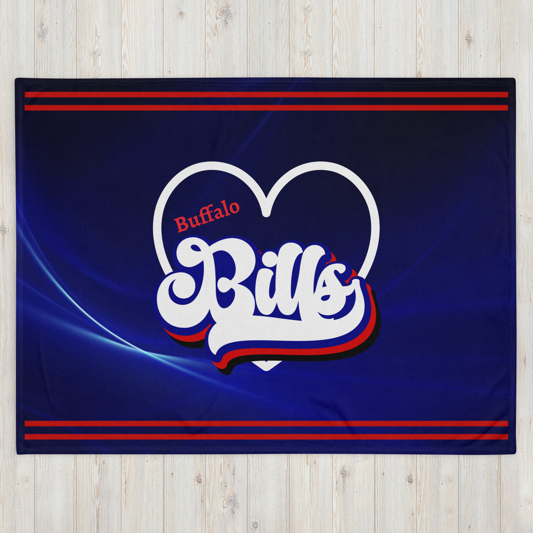 Bills Retro Throw Blanket(NFL)