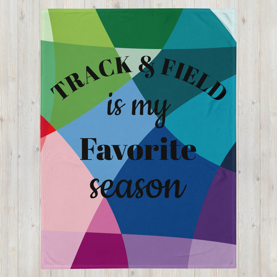 Track & Field Favorite Season Throw Blanket