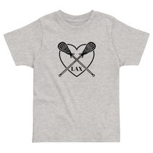 Load image into Gallery viewer, Lacrosse Heart Toddler Tee
