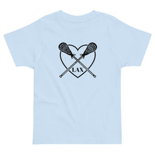 Load image into Gallery viewer, Lacrosse Heart Toddler Tee
