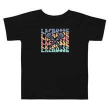 Load image into Gallery viewer, Multicolor Lacrosse Wave Toddler Tee
