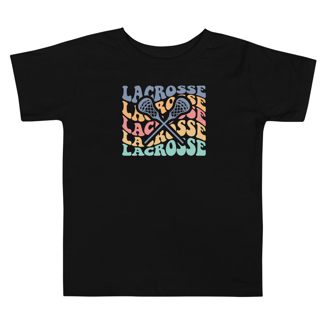 Multicolor Lacrosse Wave Toddler Tee