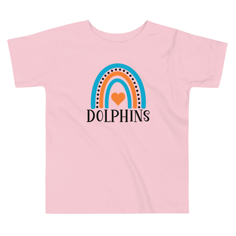 Dolphins Rainbow Toddler Tee(NFL)