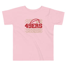 Load image into Gallery viewer, 49ers Stacked Toddler Tee(NFL)
