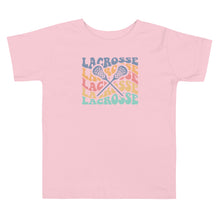 Load image into Gallery viewer, Multicolor Lacrosse Wave Toddler Tee
