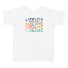 Load image into Gallery viewer, Multicolor Lacrosse Wave Toddler Tee
