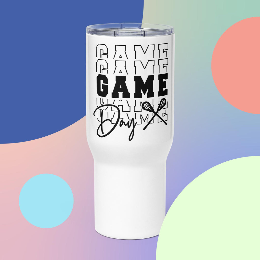 Game Day Travel mug with a handle