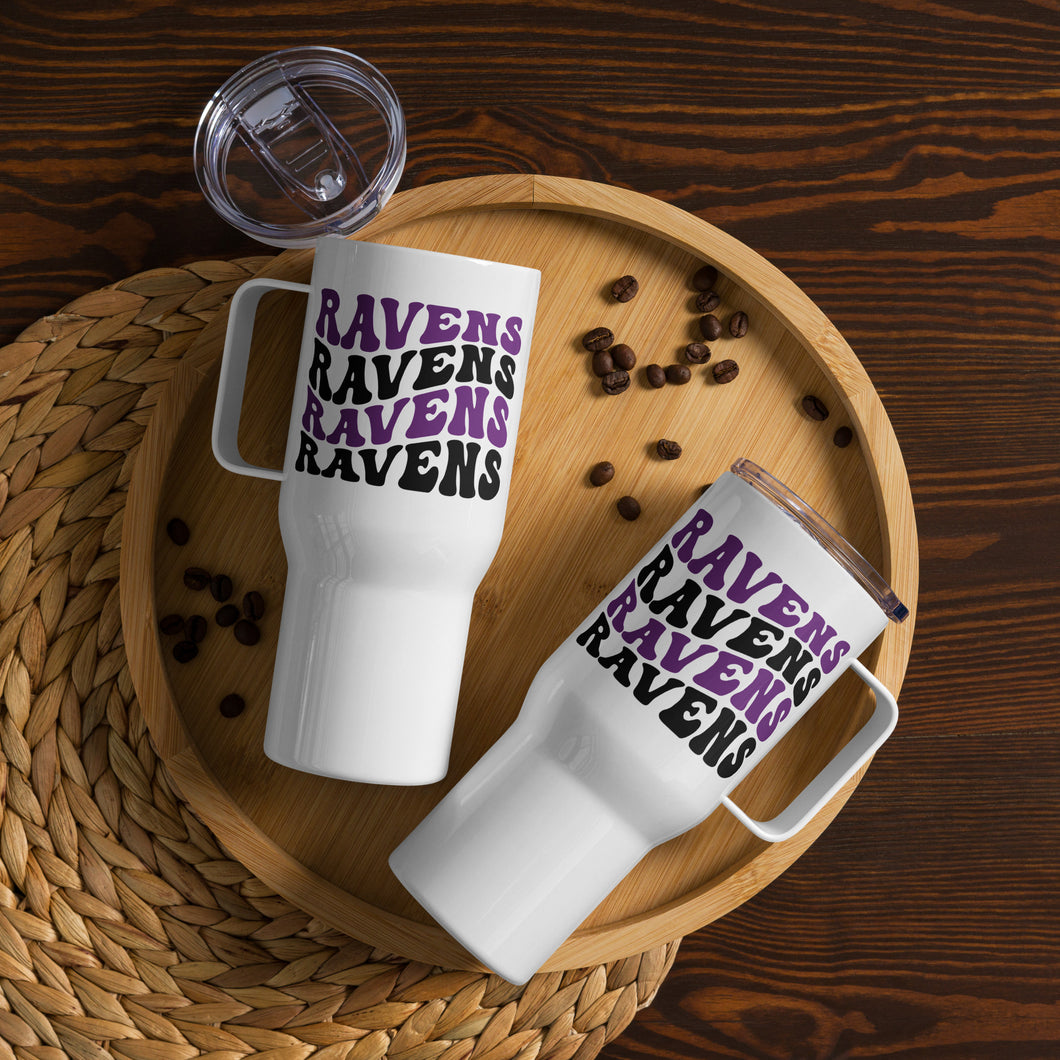 Ravens Wave Mug With A Handle(NFL)