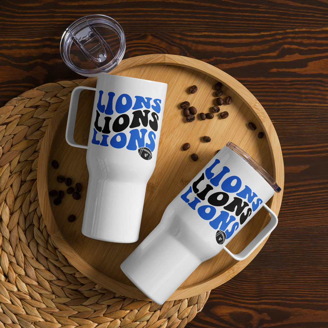 Lions Wave Mug with A Handle(NFL)