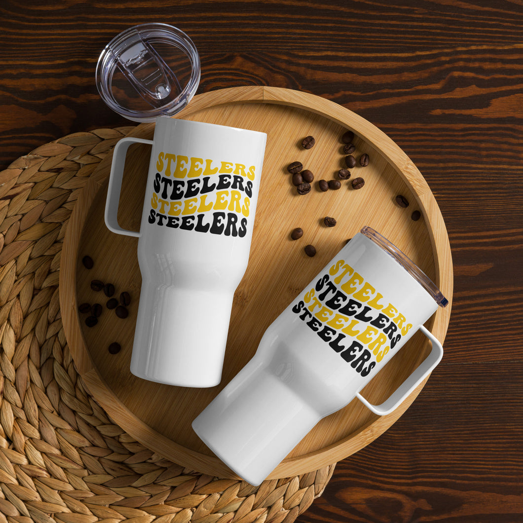 Steelers Wave Mug With A Handle(NFL)