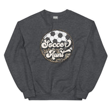 Load image into Gallery viewer, Soccer Leopard Aunt Sweatshirt
