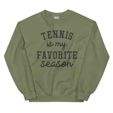 Load image into Gallery viewer, Favorite Season Tennis Sweatshirt
